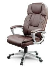 Sofotel EG-227 Brown Leather Office Chair