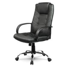 Sofotel EG-221 Melna Ādas Biroja Krēsls