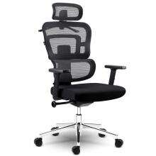 Office chair made of micro mesh Sofotel Nicea black