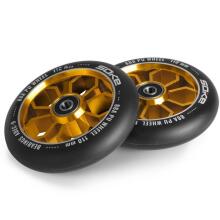 Scooter riteņi 110 mm zeltā 2 gab.