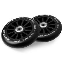 Scooter Wheels 100 mm Black 2 pcs