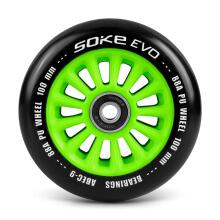 Scooter riteņi 100 mm zaļi 2 gab.