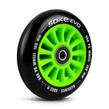 Scooter riteņi 100 mm zaļi 2 gab.