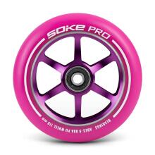 Scooter riteņi 110 mm rozā 2 gab.