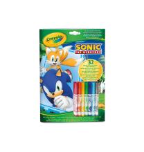 CRAYOLA SONIC Krāsošanas un aktivitāšu albums