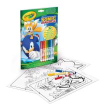 CRAYOLA SONIC Krāsošanas un aktivitāšu albums