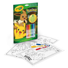 CRAYOLA POKEMON раскраска с активностями