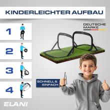 Elani Football Goal Art.271989 Black florbola/futbola vārti