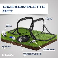 Elani Football Goal Art.271989 Black florbola/futbola vārti