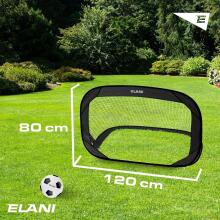 Elani Football Goal Art.271989 Black florbola/futbola vārti