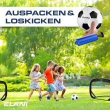 Elani Football Goal Art.271989 Black florbola/futbola vārti