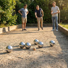 Boules Game Set Petanque 8 Balls + Case and Accessories