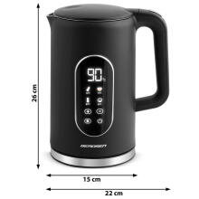 Electric kettle 1.7l Berdsen BD-712 black-silver