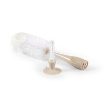 728/05 BOTTLE AND PACIFIER BRUSH WITH SUCTION CUP BEIGE
