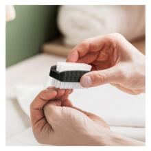 Double-sided nail brush