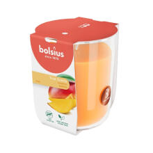 Candle scented glass jar True Scents &Oslash;80x73mm mango