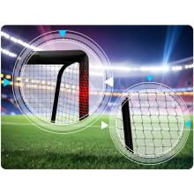 Futbola vārti 300 x 200 x 120 cm NS-473 melni-sarkani