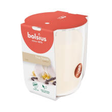 Svece arom. stikla gl. True Scents &Oslash;80x73mm vanilla 