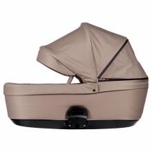 Norbaby Classic stroller set in Praline Art. 298920-298907 Klasiskie, īpaši izturīgi bērnu ratiņi - bēšīgie (kulba+rāmis), ekstra amortizācija