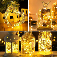 Home Company USB Fairy Light String Art.273036 Рождественская гирлянда из светодиодов с питанием от USB, теплый белый свет, 2 метра, 20 светодиодов.