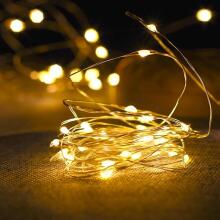 Home Company USB Fairy Light String Art.273036 Рождественская гирлянда из светодиодов с питанием от USB, теплый белый свет, 30 метра, 300 светодиодов.