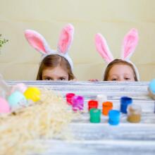 Home Company Rabbit Ear Art.53836 Karnevāla piederums  - zaķa ausis, 2 gab