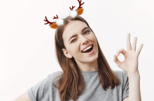 Home Company Christmas Art.273046 Karnevāla piederums  - Ziemassvētku spradzīte,1 gab