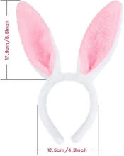 Home Company Rabbit Ear Art.273152 Carnival costume - bunny ears
