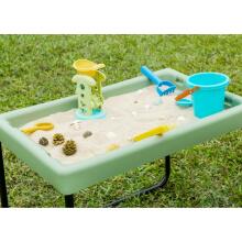 MASTERKIDZ Rectangular Sand and Water Play Table with Adjustable Height