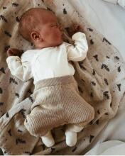 La Bebe™ Baby Set Art.9-07-34 White Bērnu komplektiņš no 3 daļam