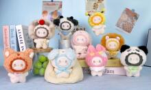 LOVELY EMMA Мягкий брелок-сюрприз - Fuzzy Family Squishy Series