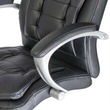 Toronto Black Leather Office Chair