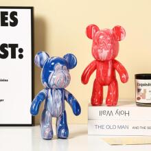 DIY Painting Liquid Bear Figure Kit - Home Decorations Art.273875