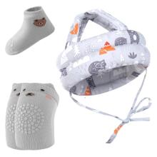 Home Company Kids Head Protection Art.273888 Pink Komplekts:Mazuļu aizsargcepurīte+ceļu aizsargi ar ABS+zeķes