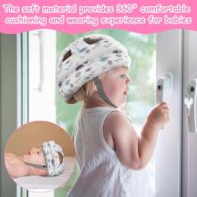 Home Company Kids Head Protection Art.273889 Grey Komplekts:Mazuļu aizsargcepurīte+ceļu aizsargi ar ABS