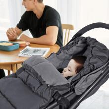 Bebe Basic Winter Footmuff Polar Fleece Art.273979 Light Grey Детский зимний конверт в коляску/автокресло