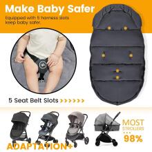 Bebe Basic Winter Footmuff Polar Fleece Art.273979 Light Grey Детский зимний конверт в коляску/автокресло