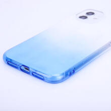 Fusion Gradient case силиконовый чехол для Apple iPhone 13 Pro прозрачно - синий