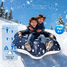 Kids World Snow Sleds/Tube Art.274259  Inflatable Snow Tubes for Sledding with Sturdy Handles