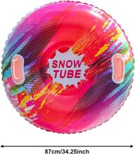 Kids World Snow Sleds/Tube Art.274260  Inflatable Snow Tubes for Sledding with Sturdy Handles
