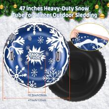 Kids World Snow Sleds/Tube Art.274262  Inflatable Snow Tubes for Sledding with Sturdy Handles
