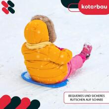 Kids World Snow Play Set Art.274267 Комплект: Санки-ледянки классической формы с ручкой/лопатка с деревянной ручкой/Машина для снежков