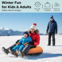 Kids World Snowtube XXL Art.274273   Inflatable Snow Tubes for Sledding with Sturdy Handles