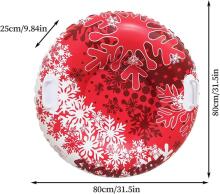 Kids World Snow Sleds/Tube Art.274274 Inflatable Snow Tubes for Sledding with Sturdy Handles