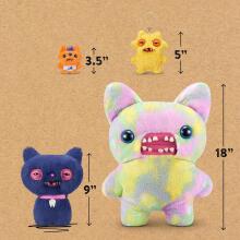 Fuggler Alley Cats (Cheezee) – Funny Ugly Monster Plush Toy with Human-Like Teeth