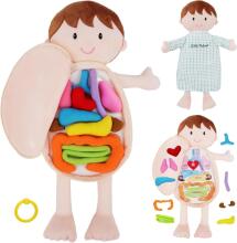 Bebe Basic Doll Boy Art.KX2954 Maskot lelle, kas mācās anatomiju