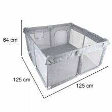 La Bebe™ Travel Playpen Art.KX3011 Grey Bērnu manēža 120x120 cm