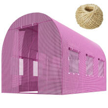 Garden Tunnel 2 x 3 m (6m2) Pink Plonos