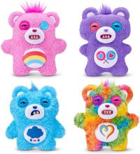 Fuggler Care Bears 23 cm Plush Toy (Grumpy Bear) by ZURU - Funny Ugly Monster Cuddly Toy with Human-like Teeth, Collectable Plush for Children, Teenagers, Adults & Crossover Fans
