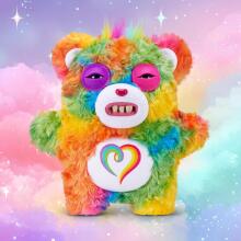 Fuggler Care Bears 23 cm Plush Toy (Togetherness Bear) by ZURU - Funny Ugly Monster Cuddly Toy with Human-like Teeth, Collectable Plush for Children, Teenagers, Adults & Crossover Fans